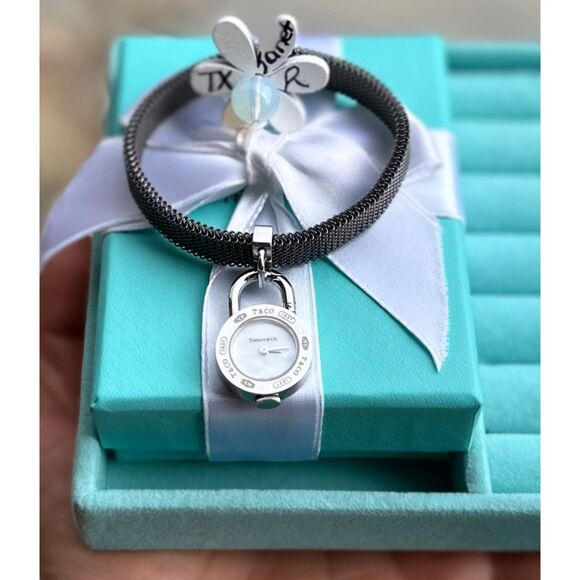 Tiffany & Co Stainless Steel Mesh Stretchy Bracelet ONLY - Picture 1 of 4